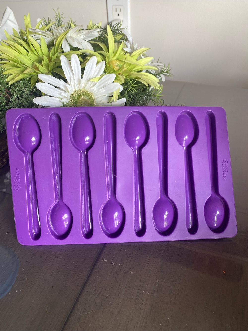 Wilton Silicone Spoon Mold Tray hot chocolate treats baking